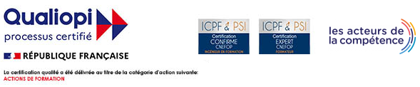 Certifications OPQF ICPF Datadock